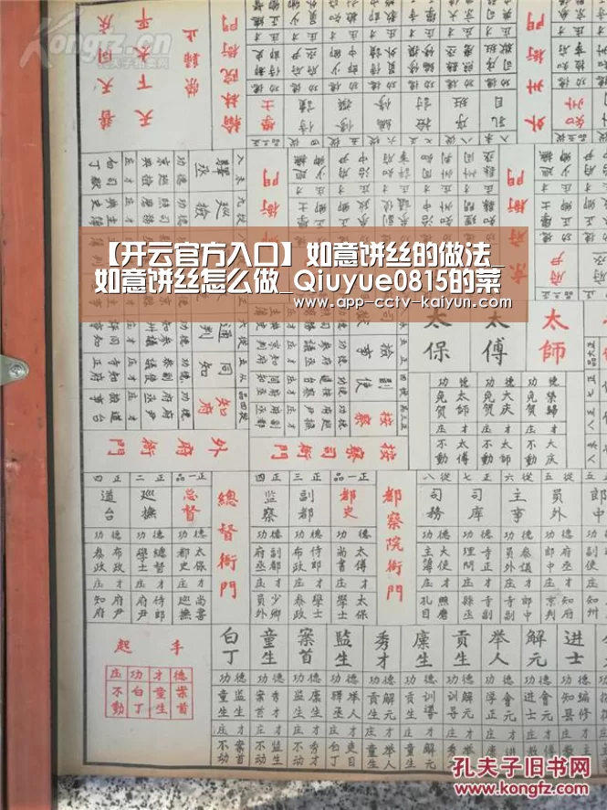 【开云官方入口】如意饼丝的做法_如意饼丝怎么做_Qiuyue0815的菜谱(图3) 开云官方入口